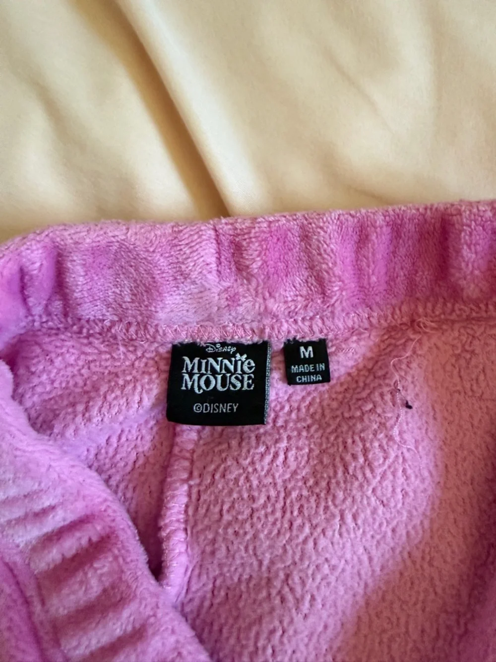 Pink Minnie Mouse Fleece women pajama Shorts - Picture 4 of 5